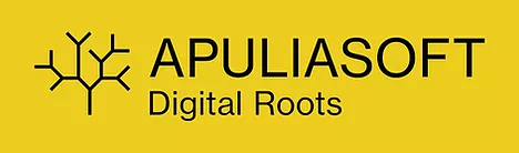 Apuliasoft logo blackonyellow d